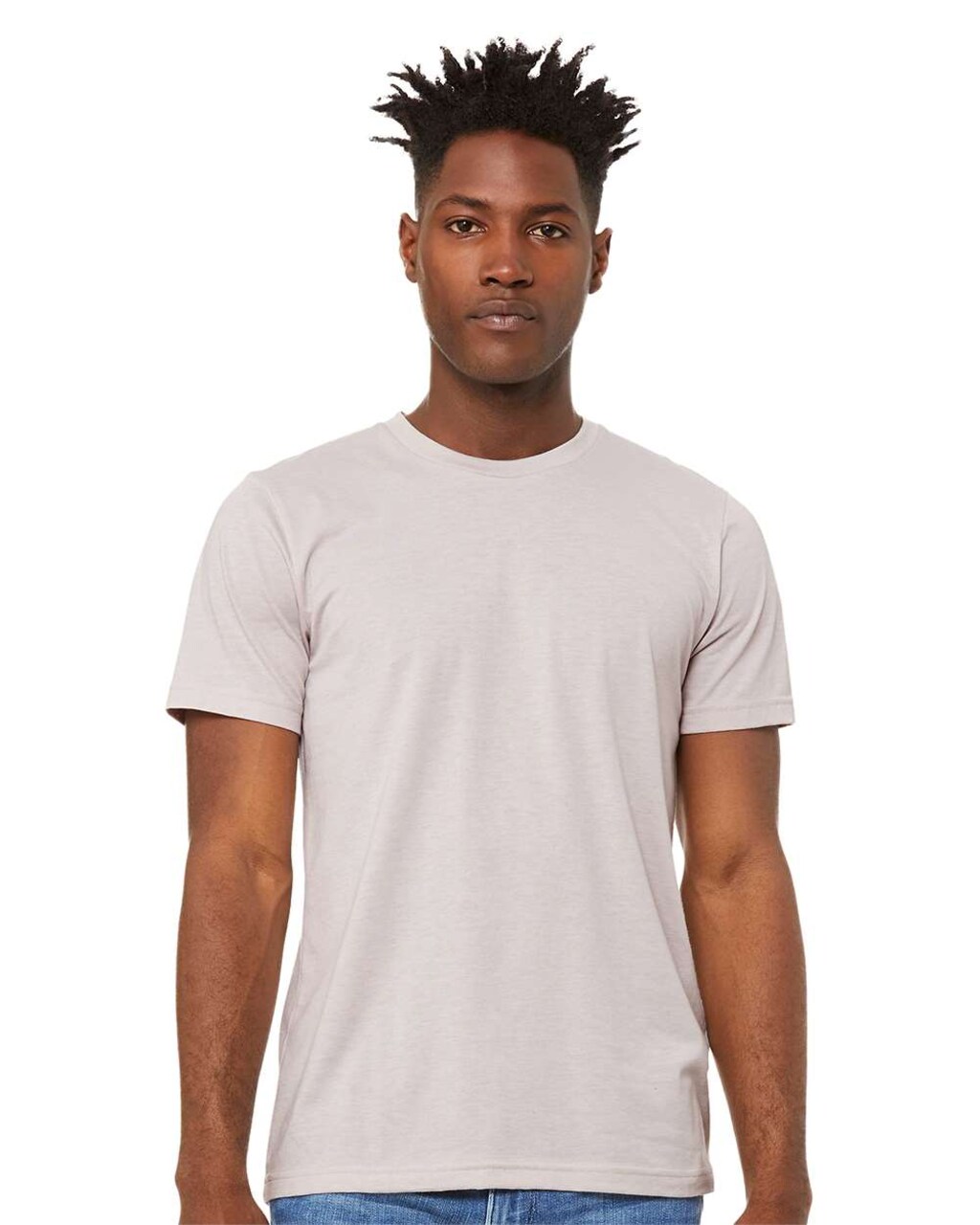 BELLA + CANVAS CVC Jersey Short Sleeve Crewneck T-Shirt for Everyday Comfort, Custom Printing & Modern Casual Wear Tee